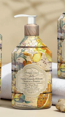 Flytande tvål Ruby Profumi– Orange & Ginger 500ml - 2