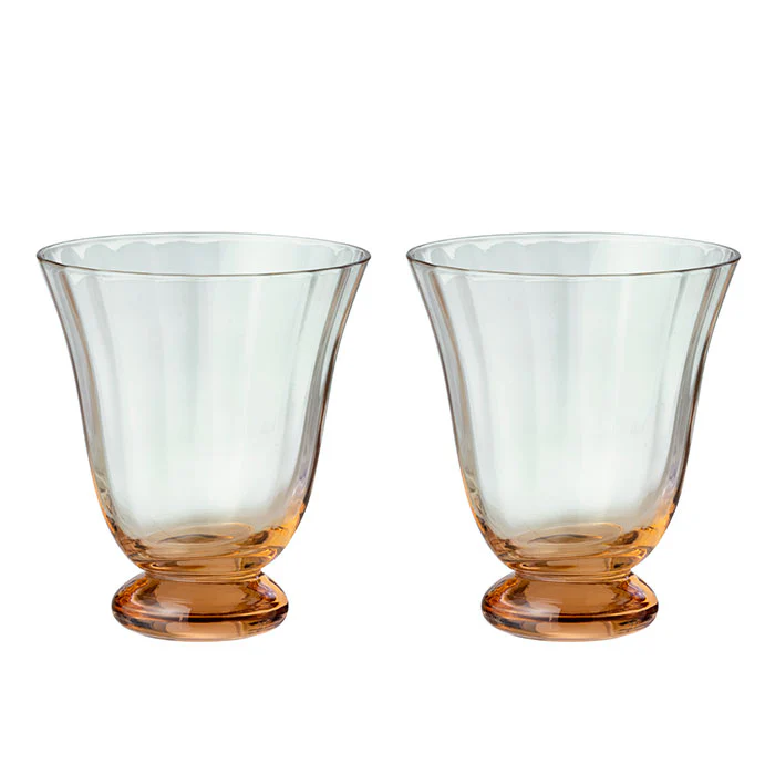 Glas Trellis Peach 2-pack
