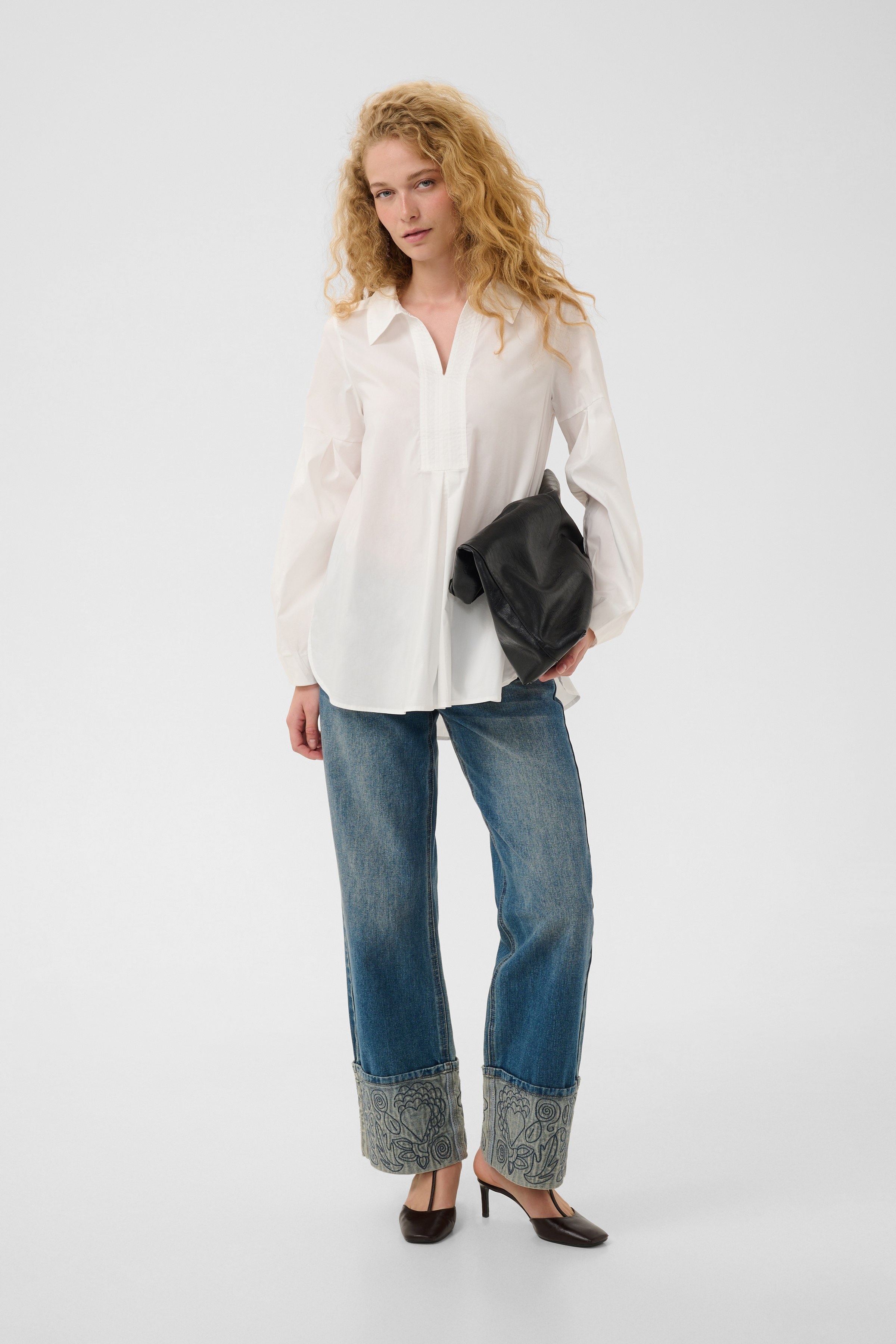 CUdaiva Antoinett Tunic Spring Gardenia Vit tunika