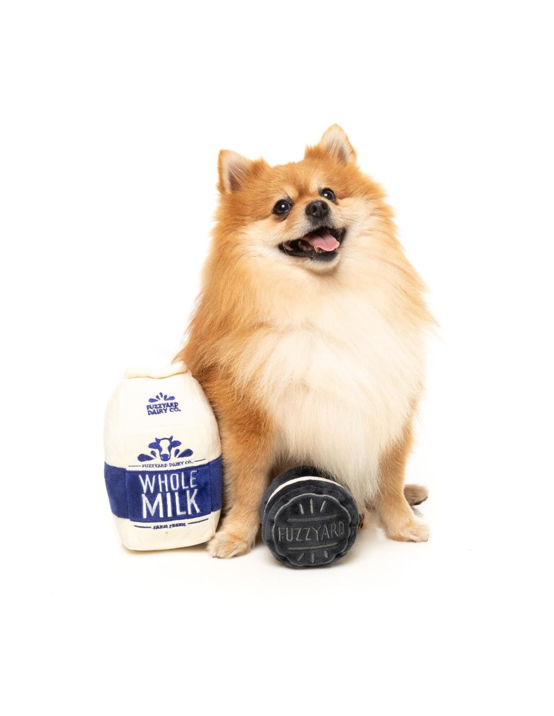 FuzzYard Hundleksak Perfect Match Milk & Cookie  2-Pack Flerfärgad - 2