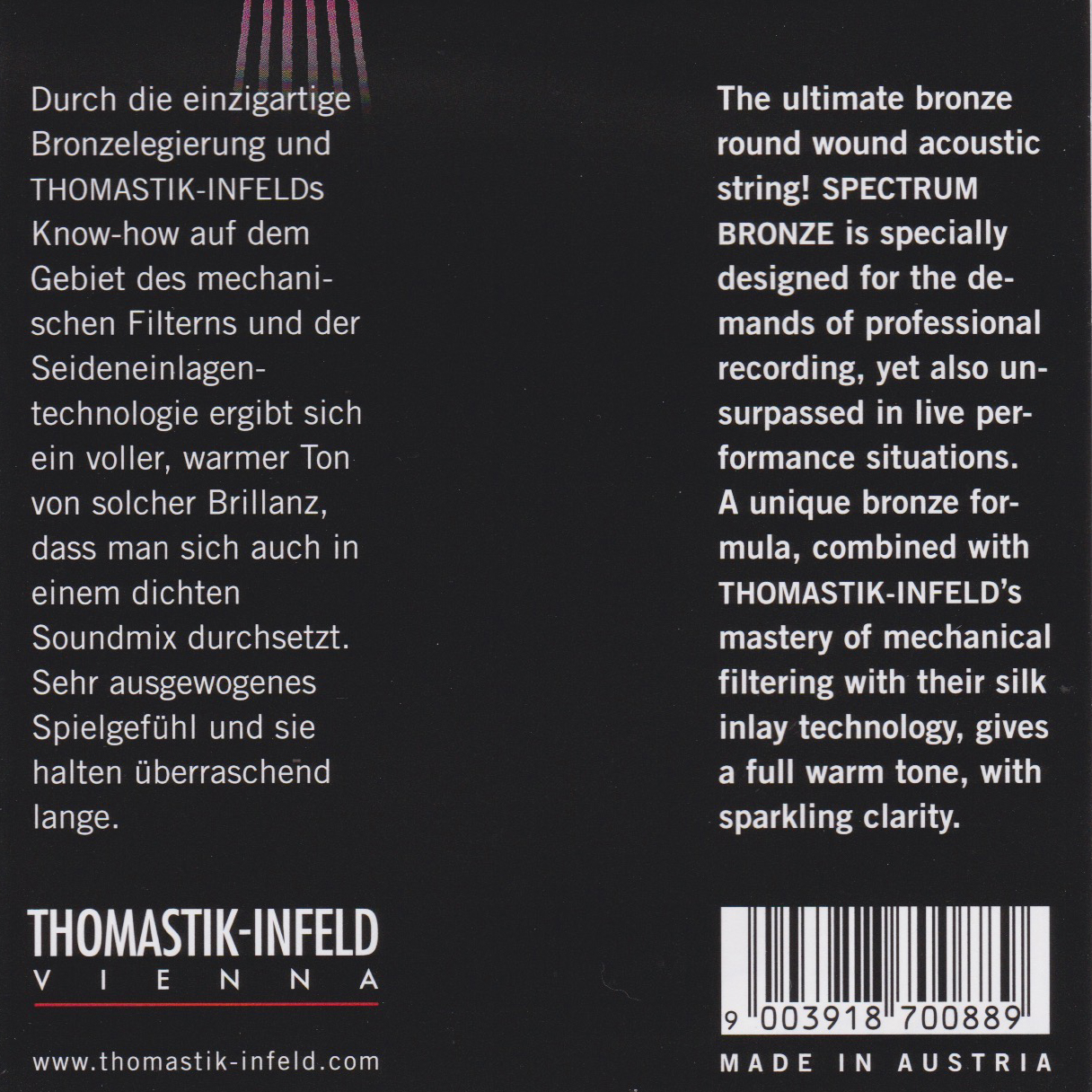 Thomastik-Infeld SB113 Spectrum Bronze Akustiske gitarstrenger 013-057 - 2