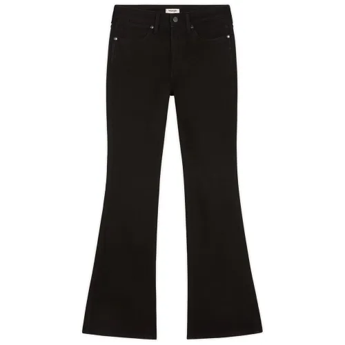 Wrangler Montana flare jeans svarta  - 2