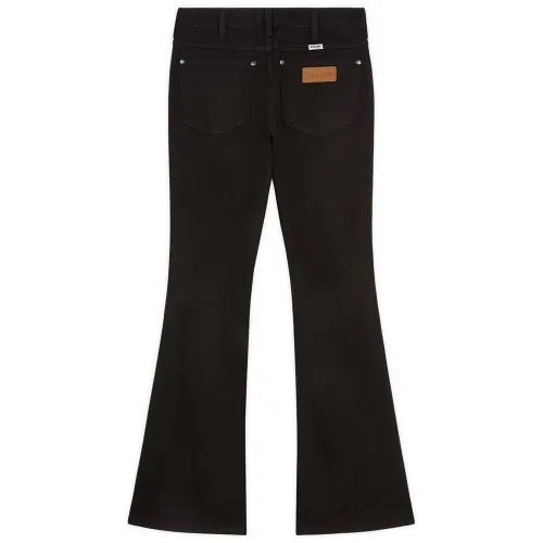 Wrangler Montana flare jeans svarta  - 4