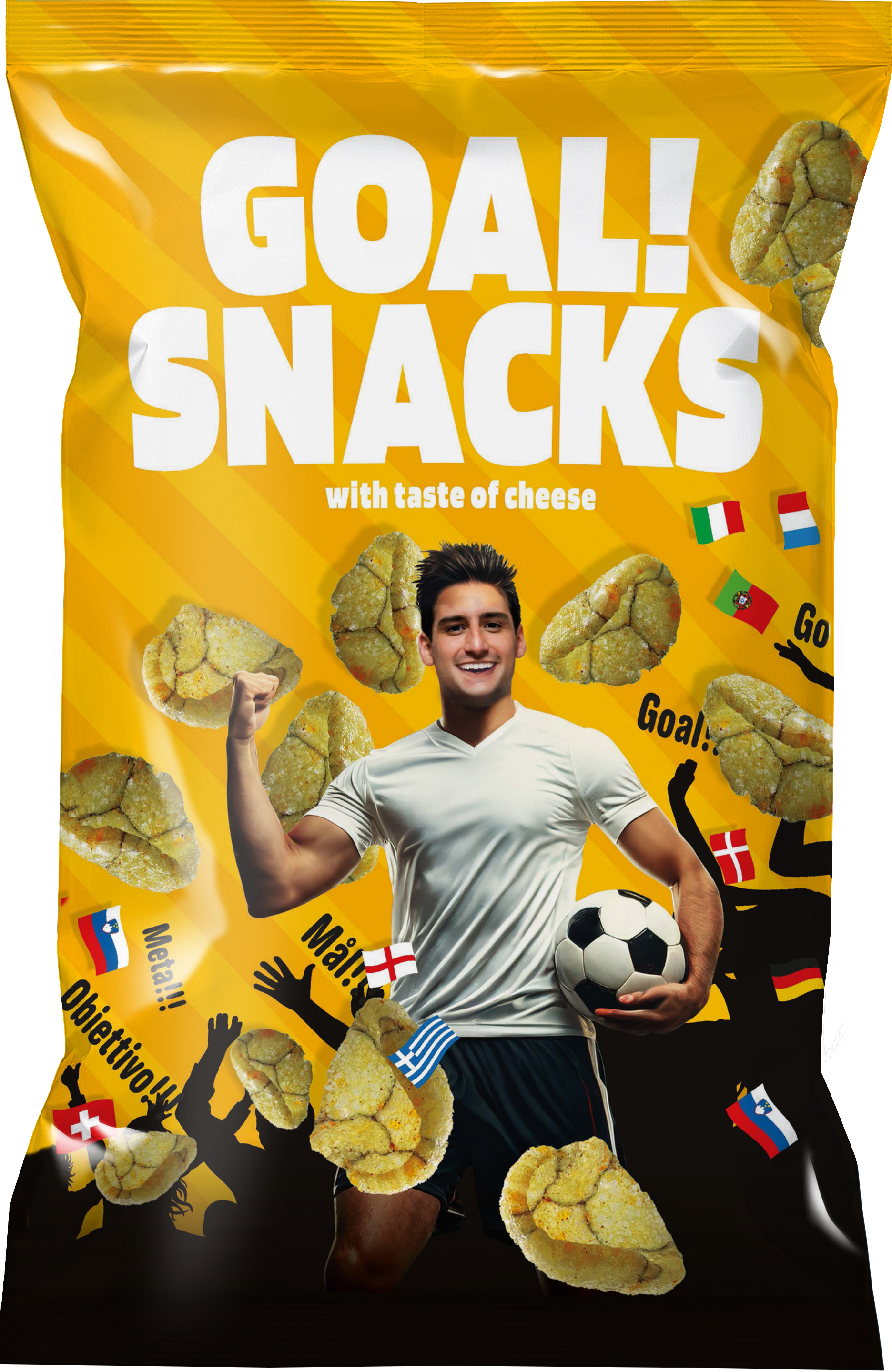 Packers Brand Fotbollsnacks Ost 75g 20st