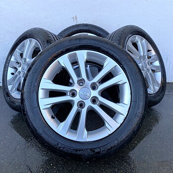 Kompletta Sommarhjul | 16" KIA CEED 52910A2220 | 5x114.3 6.5x16 ET50 67.1 + 2 st 205/55 R16 91V Goodyear Efficient Grip Performance 2 | V46-2021 | 7mm | 7mm + 2 st 205/55 R16 91V Goodyear Efficient Grip Performance  | V01-2019 | 3.5mm | 3.5mm