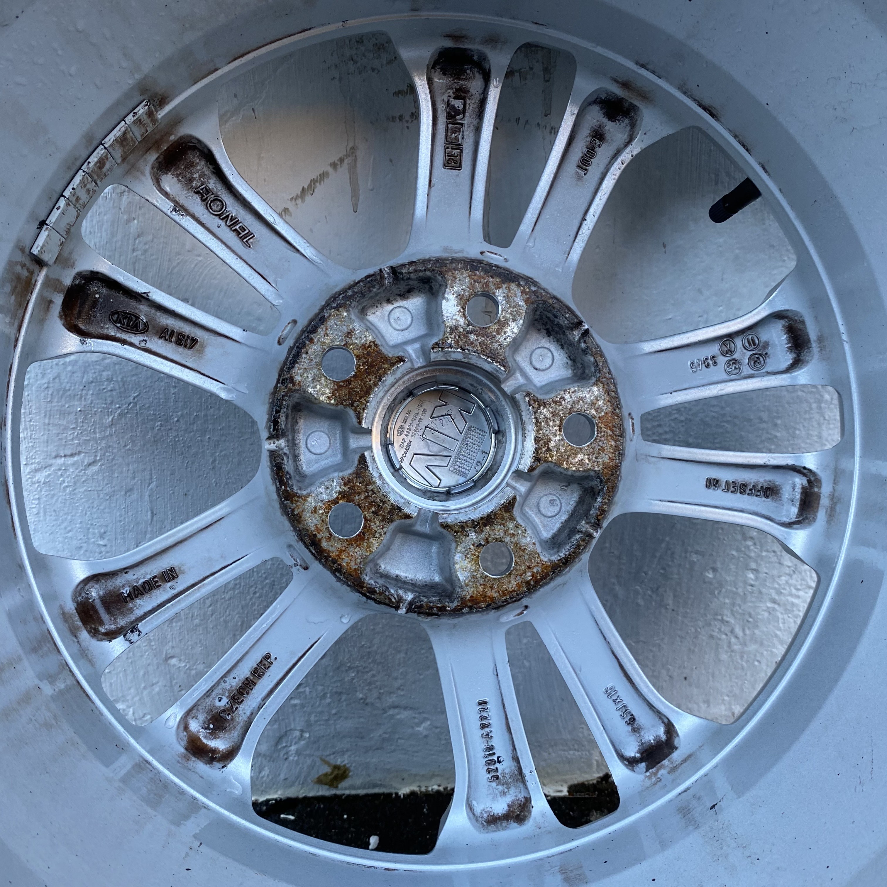 Kompletta Sommarhjul | 16" KIA CEED 52910A2220 | 5x114.3 6.5x16 ET50 67.1 + 2 st 205/55 R16 91V Goodyear Efficient Grip Performance 2 | V46-2021 | 7mm | 7mm + 2 st 205/55 R16 91V Goodyear Efficient Grip Performance  | V01-2019 | 3.5mm | 3.5mm - 16