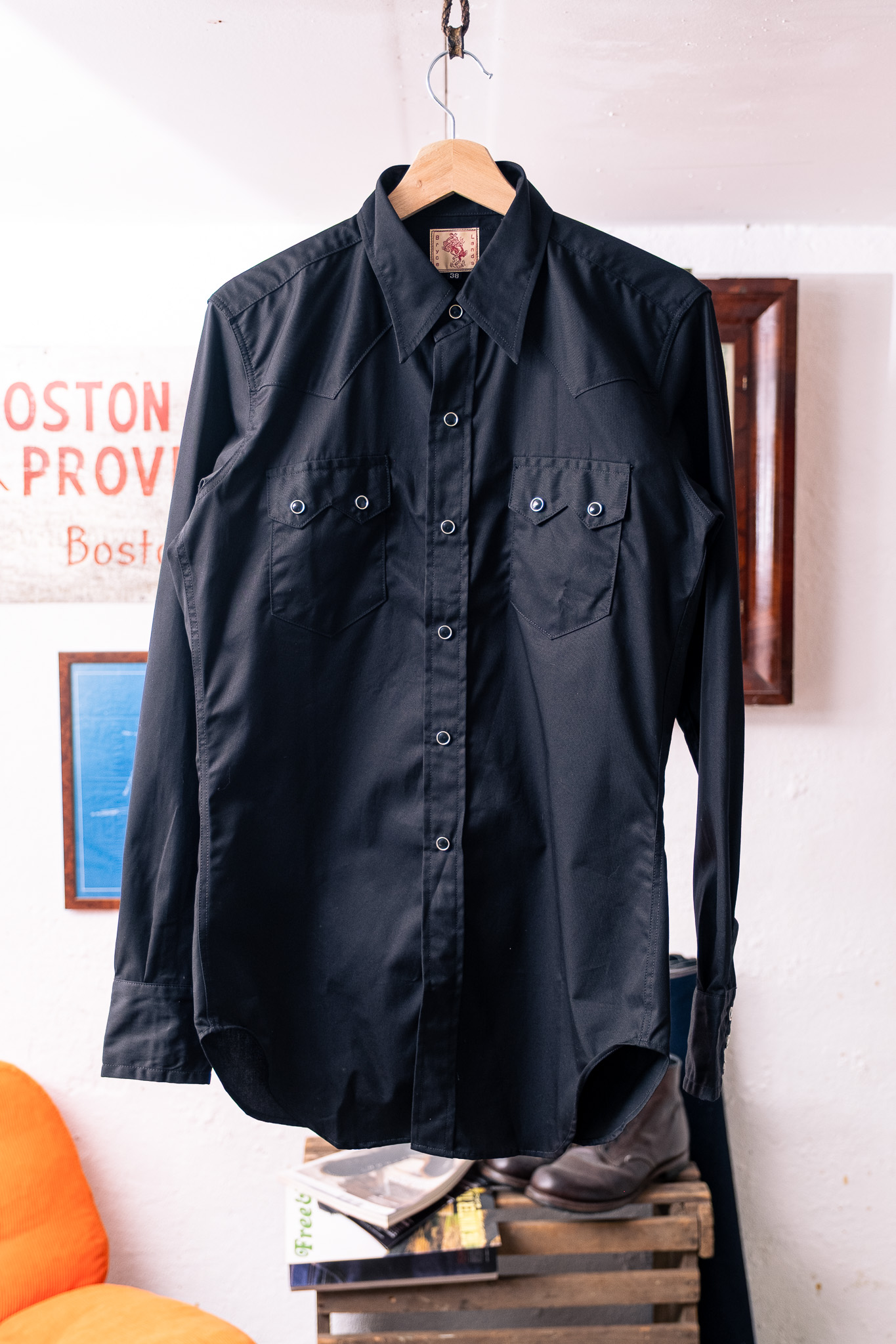 Bryceland’s - Sawtooth Westerner Shirt Lighter Twill Black