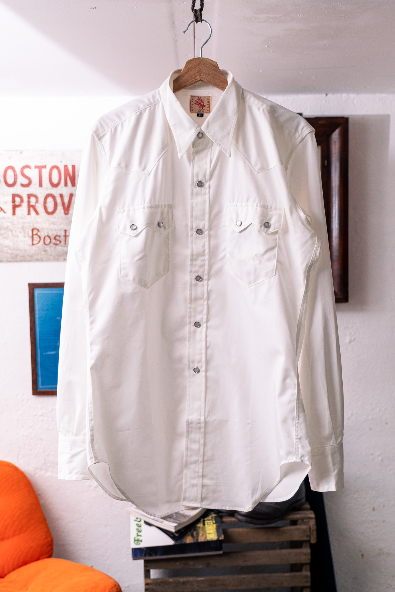 Bryceland’s - Sawtooth Westerner Shirt Lighter Twill White