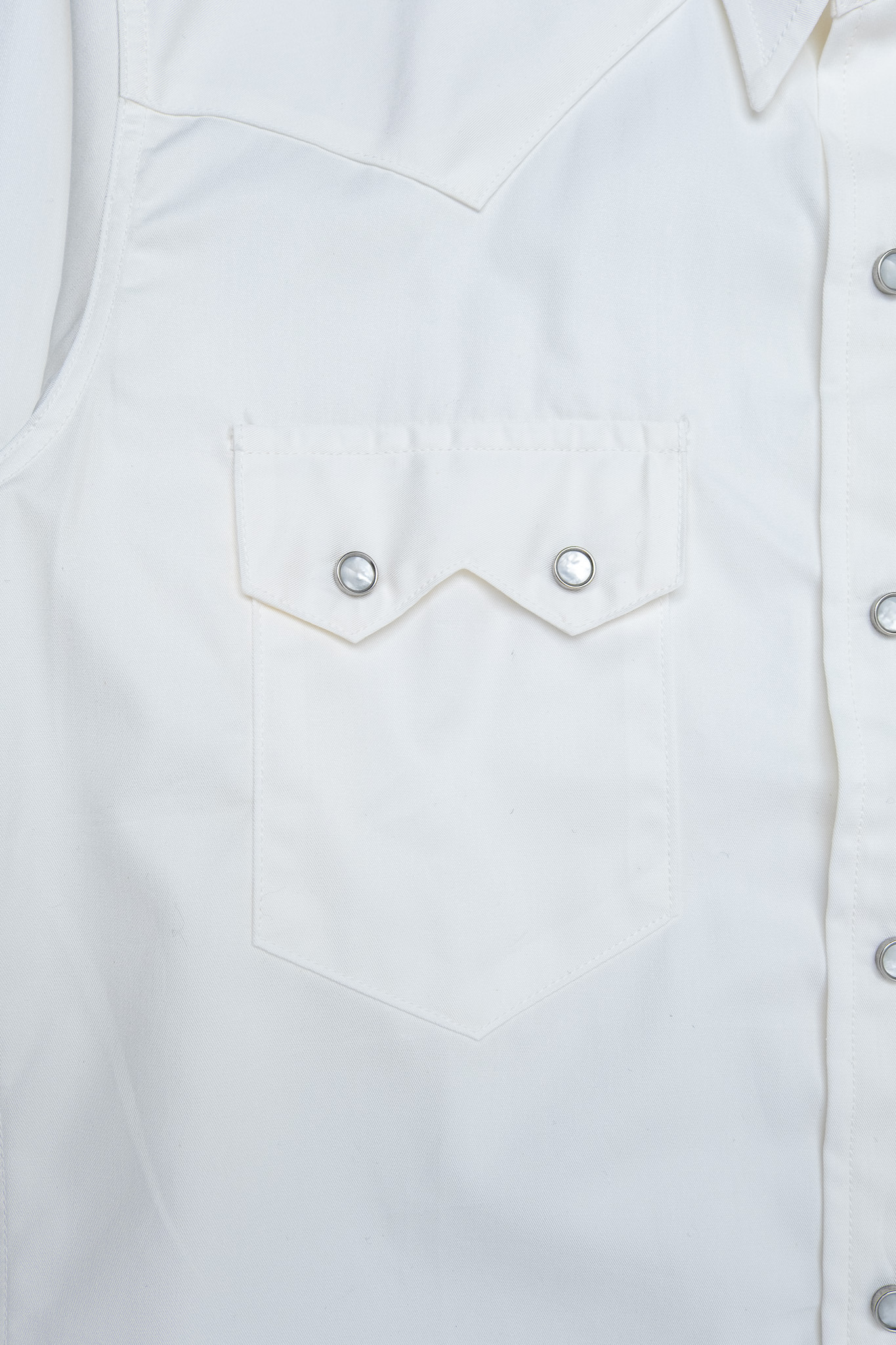 Bryceland’s - Sawtooth Westerner Shirt Lighter Twill White - 6