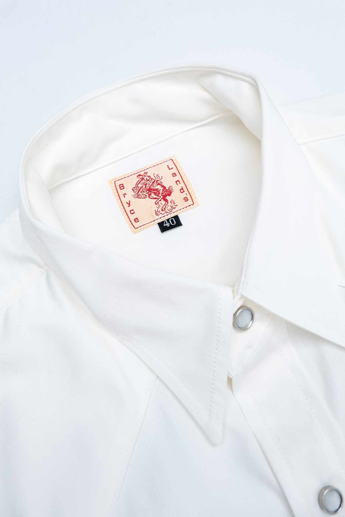 Bryceland’s - Sawtooth Westerner Shirt Lighter Twill White - 5