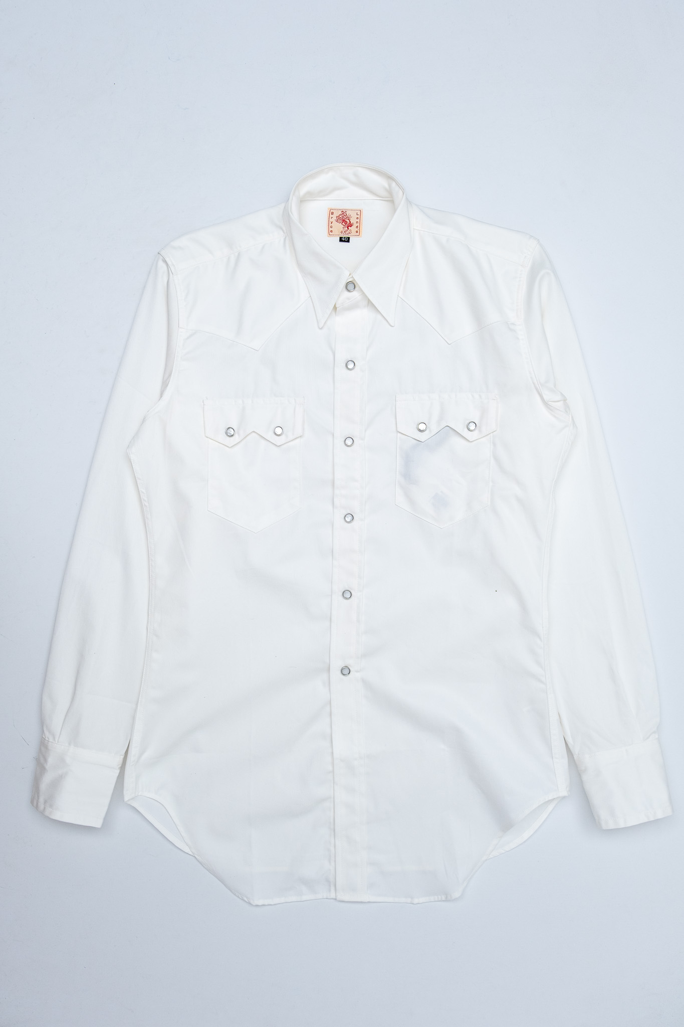Bryceland’s - Sawtooth Westerner Shirt Lighter Twill White - 2