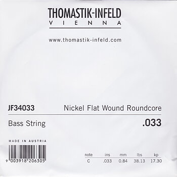 Thomastik-Infeld JF34033 Single Bass String C Jazz Flatwound (033)