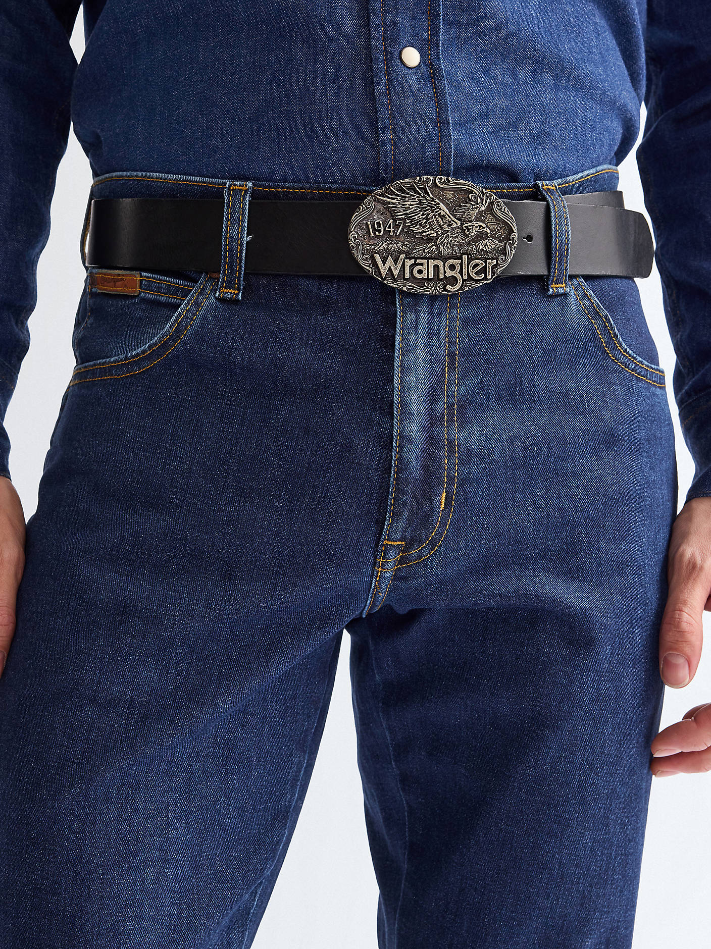 Wrangler bälte örn buckle