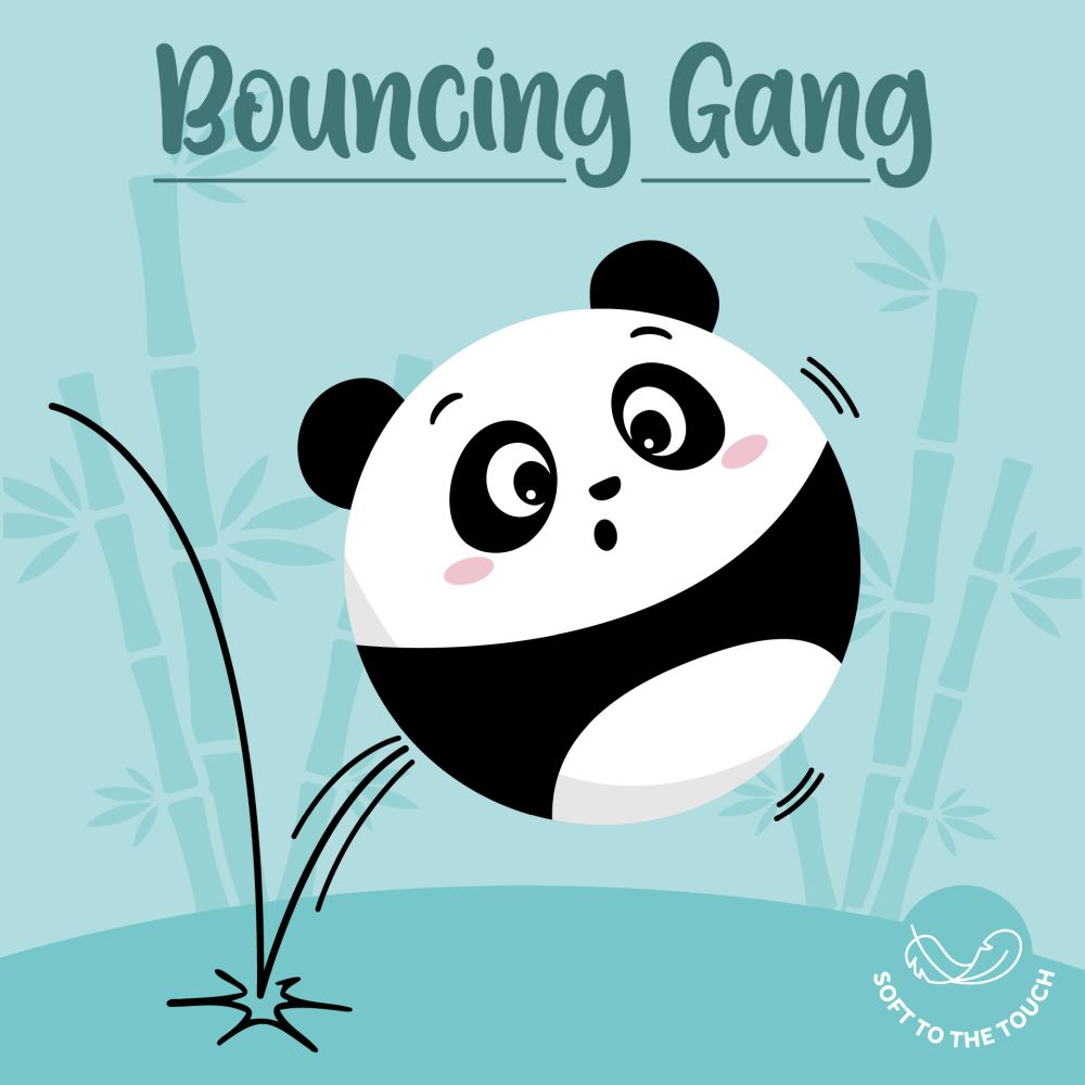 Bouncy ball, Panda, Bouncing gang, studsboll - 2