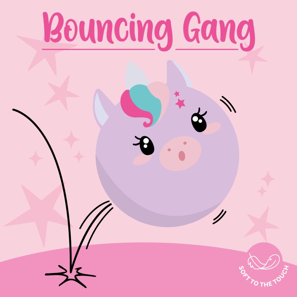 Bouncy ball, Unicorn, Bouncing gang, studsboll - 2