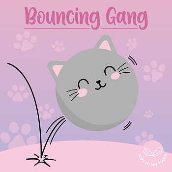 Bouncy ball, Kitty, Bouncing gang, studsboll