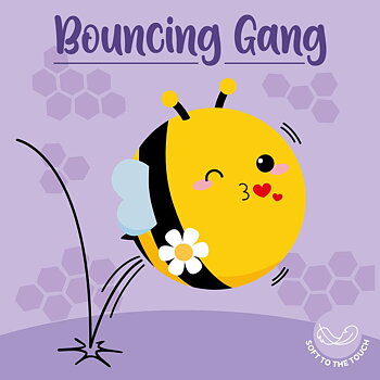 Bouncy ball, Bee, Bouncing gang, studsboll