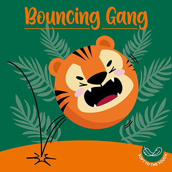 Bouncy ball, Tiger, Bouncing gang, hoppebold