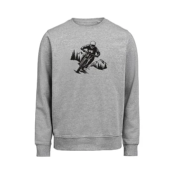 Sweatshirt Crewneck MTB Unisex Grå
