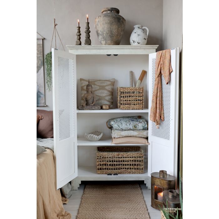Franskt Linneskåp - Antique Creme - 4