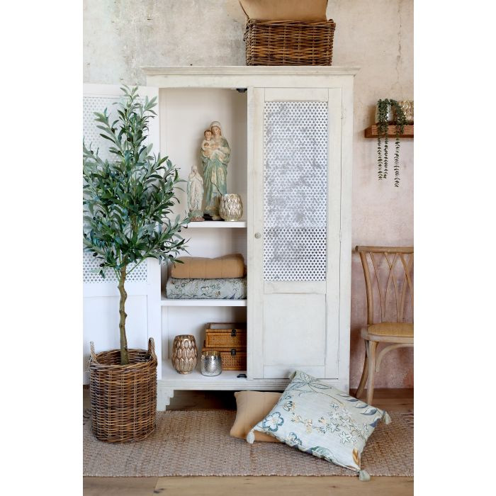 Franskt Linneskåp - Antique Creme - 9