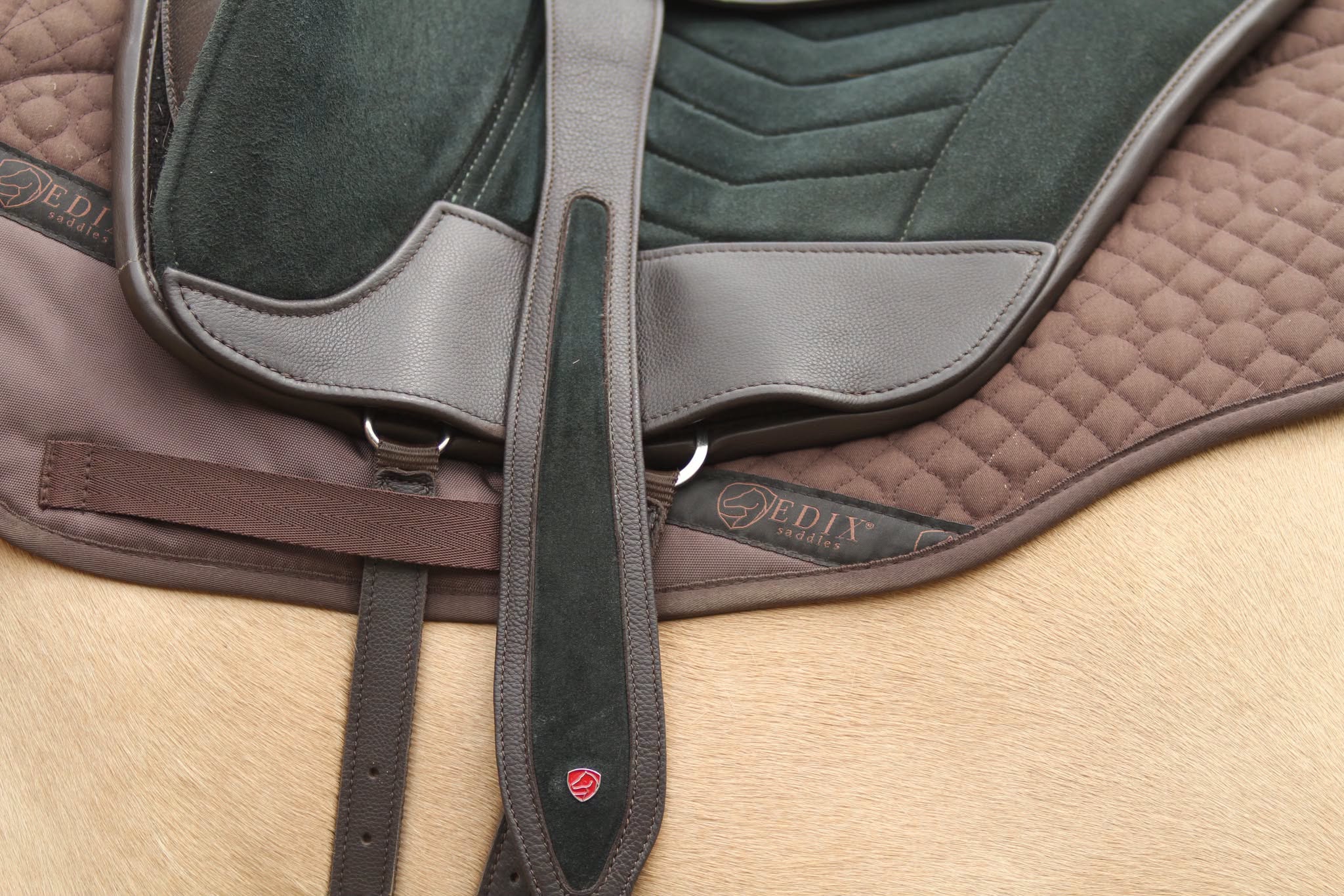 EDIX® Fusion Baroque barbackasadel, läder, natur - 9