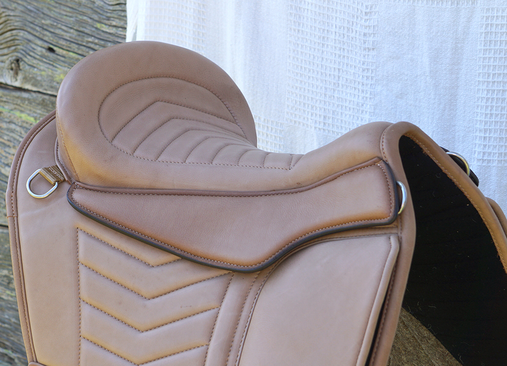 EDIX® Fusion Baroque barbackasadel, läder, natur - 3
