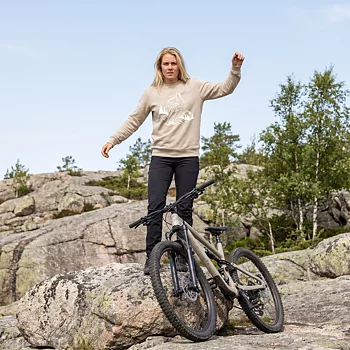 Sweatshirt Crewneck MTB Unisex Latte