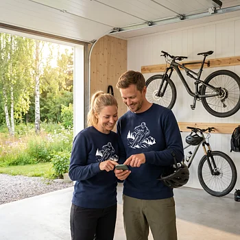 Sweatshirt Crewneck MTB Unisex Navy