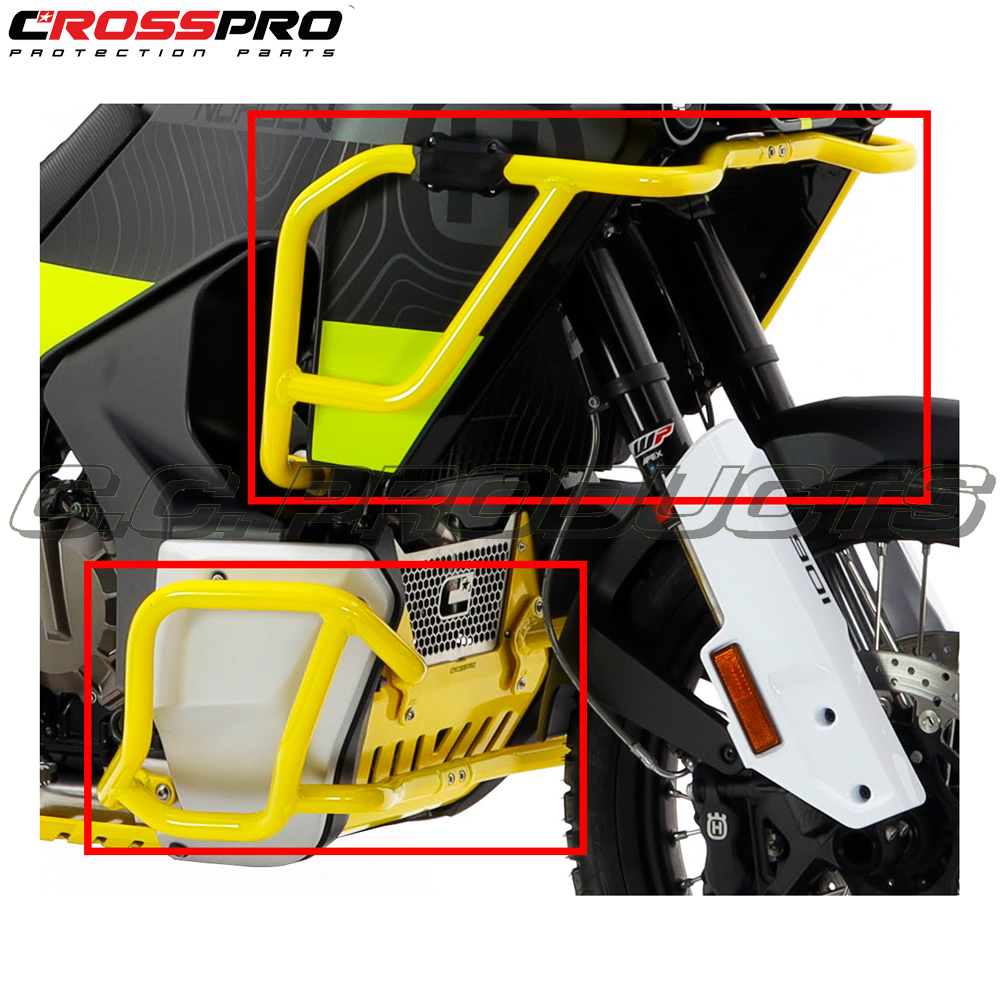 Aluminum Upper and Lower Trail Crash Bar Husqvarna Norden 901 22- - 2