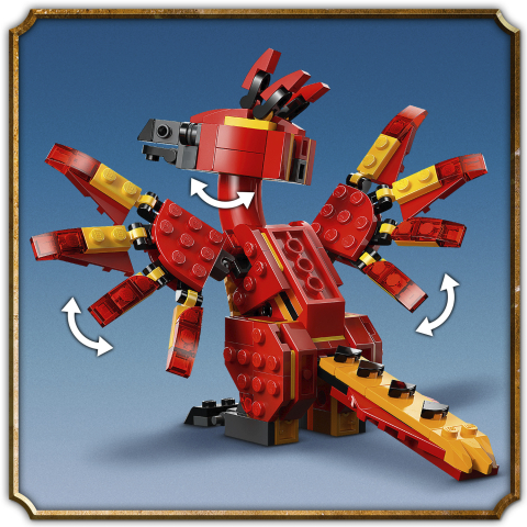 LEGO 76448 Fawkes™: Dumbledoren feenikslintu Harry Potter - 7
