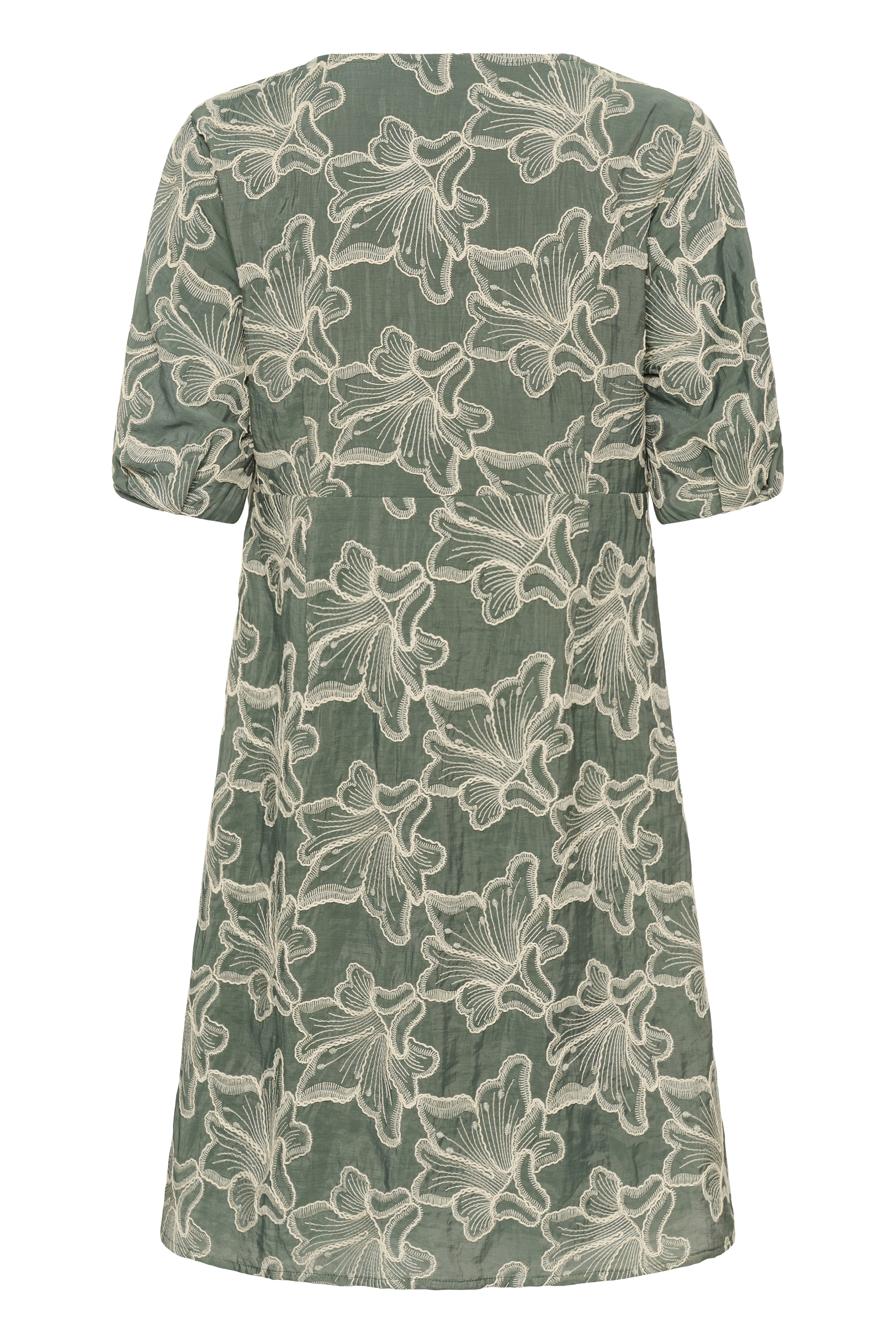 CRTorli Dress Mulled Basil  Kort klänning med brodyr - 6