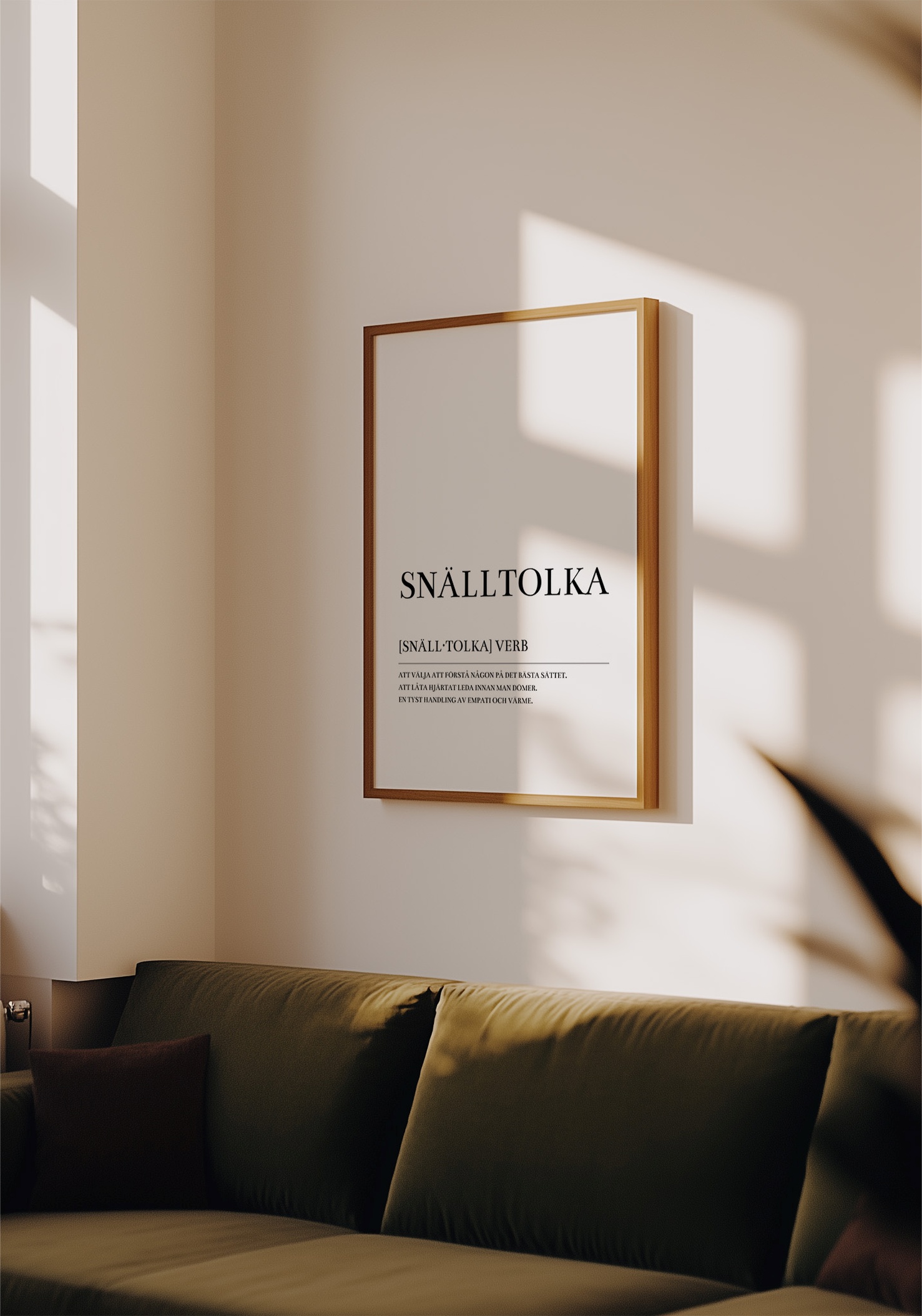 Snälltolka Poster