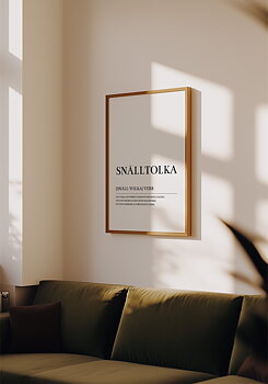 Snälltolka Poster