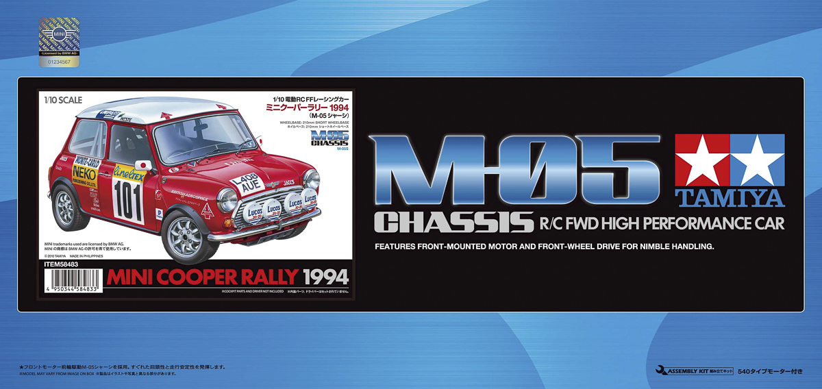 Tamiya 58483 1/10 R/C Mini Cooper Rally 1994 (M-05) - 4