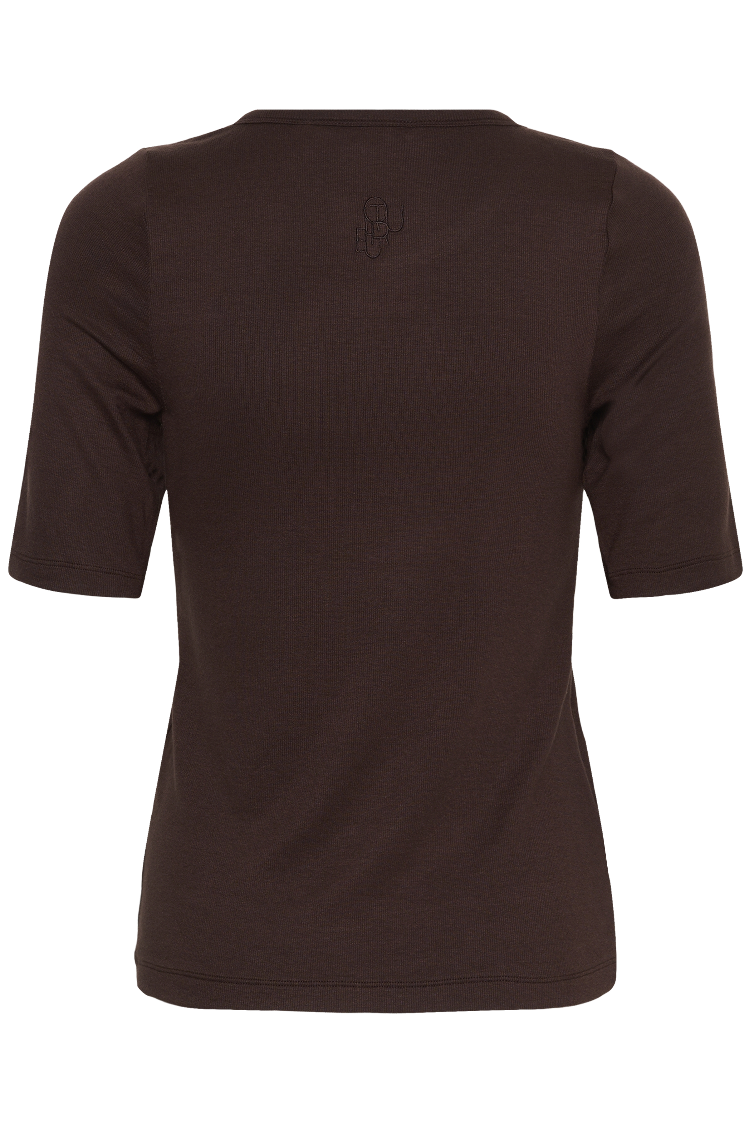 CUjuliet T-Shirt Cofe Bean Brun Ribbad T-Shirt