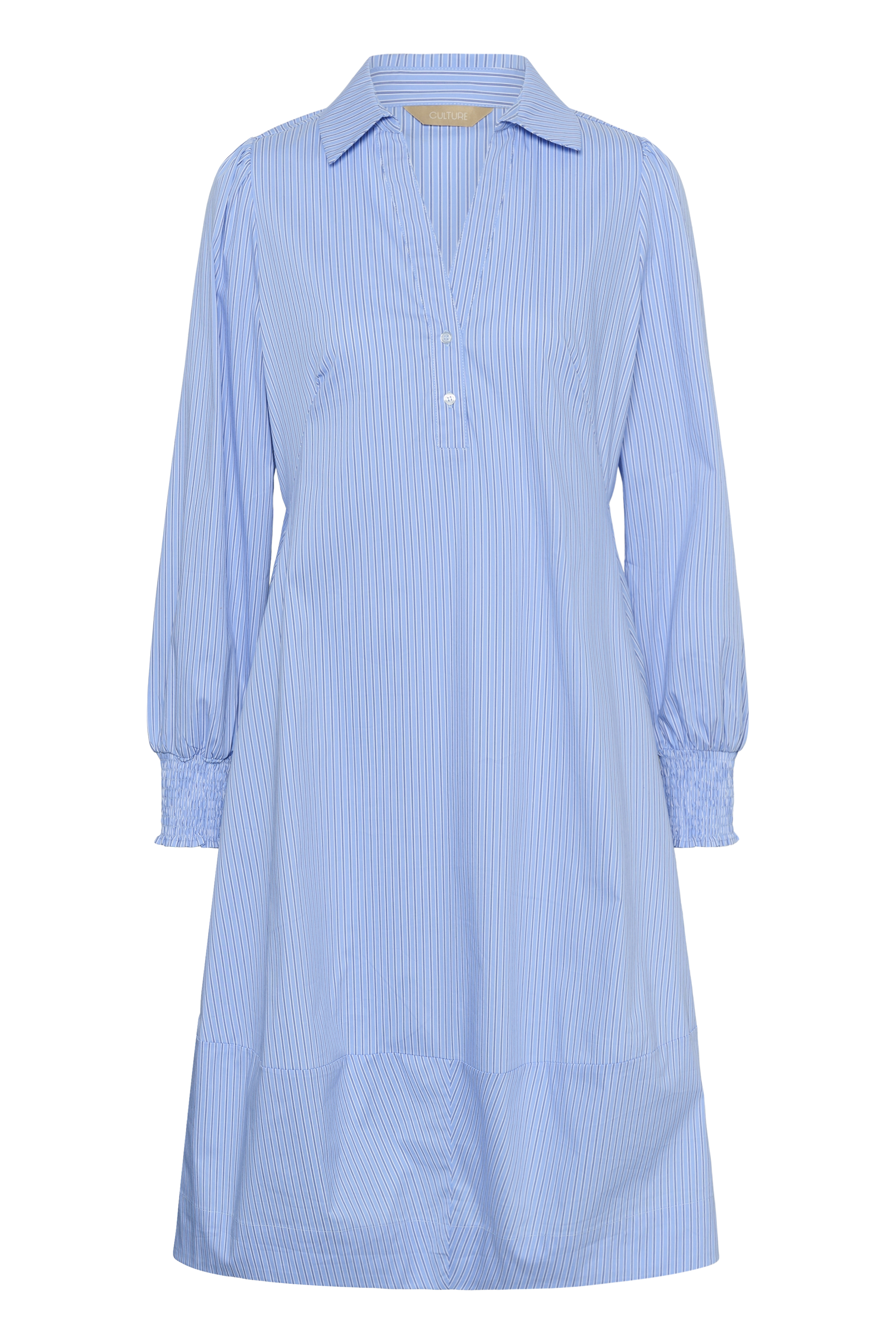 CUebony Dress Blue Stripe Randig klänning - 6