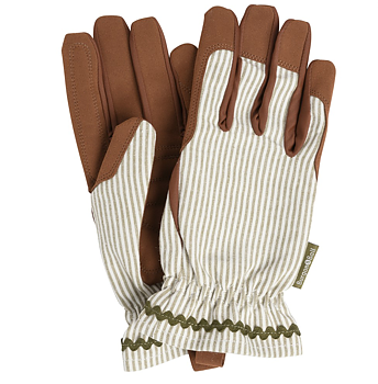 Trädgårdshandske – Grön Randig One Size Burgon & Ball 