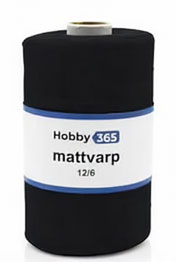 Mattvarp 12/6  Luomupuuvilla 500 g / rulla - 5