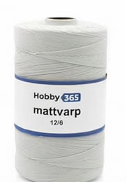Mattvarp 12/6  Luomupuuvilla 500 g / rulla - 6