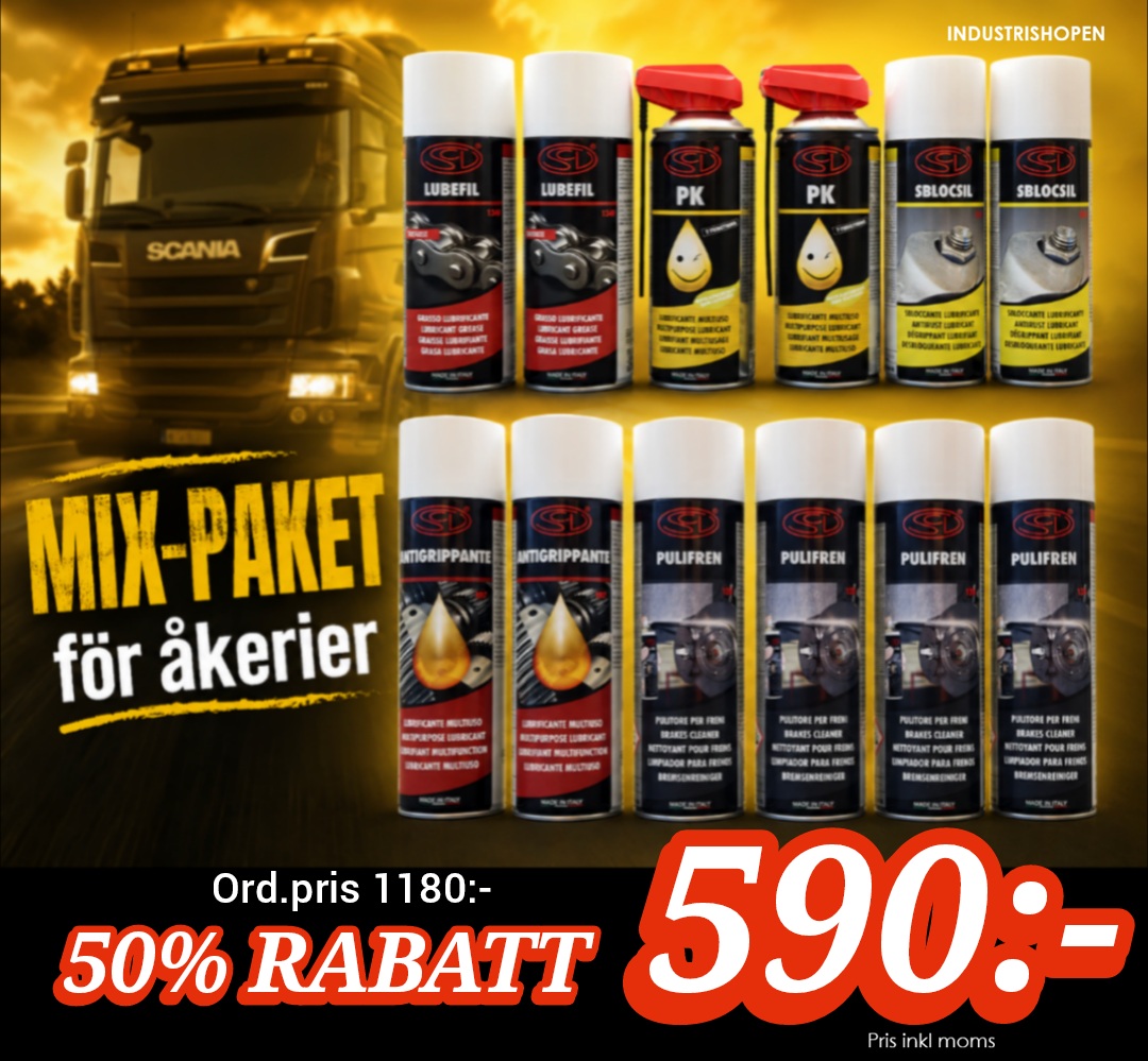 MIX-PAKET FÖR ÅKERIER