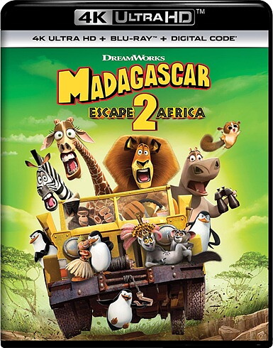 Madagascar: Escape 2 Africa (BLU-RAY 4K ULTRA HD + BLU-RAY)