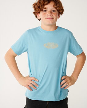 Rip Curl t-shirt jr Surf shack art wave pool