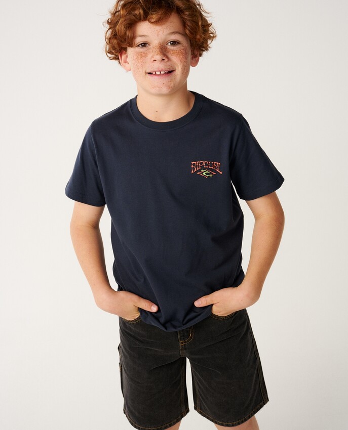 Rip Curl t-shirt jr Air shred dark navy