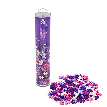 Plus-Plus Glitter mix  / 240 bitar rör
