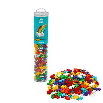 Plus-Plus Rainbow mix  / 240 bitar rör
