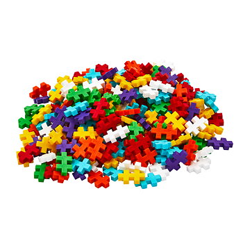 Plus-Plus Rainbow mix  / 240 bitar rör