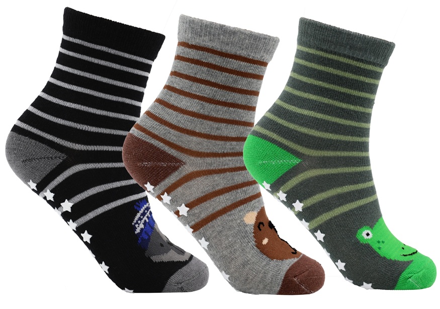 3-Pack Barnstrumpor Djur