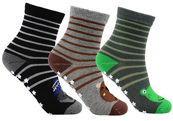 3-Pack Barnstrumpor Djur