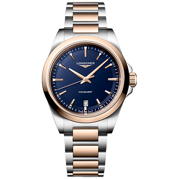 L3.750.3.98.7 Longines Conquest Quartz 2026, blå och roséguld  38